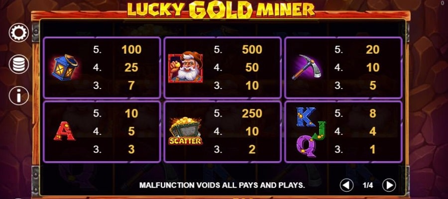 Spielen Sie den Lucky Gold Miner Online-Slot 